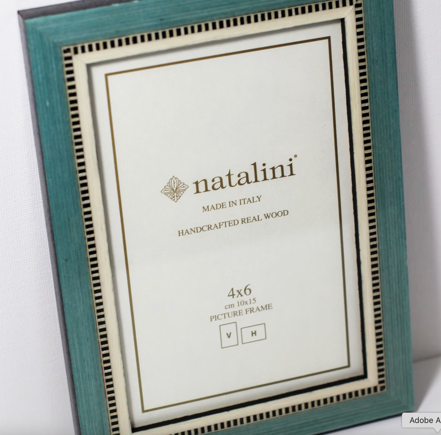 Natalini Ahşap Fotoğraf Çerçevesi – El Yapımı İtalyan Zarafeti