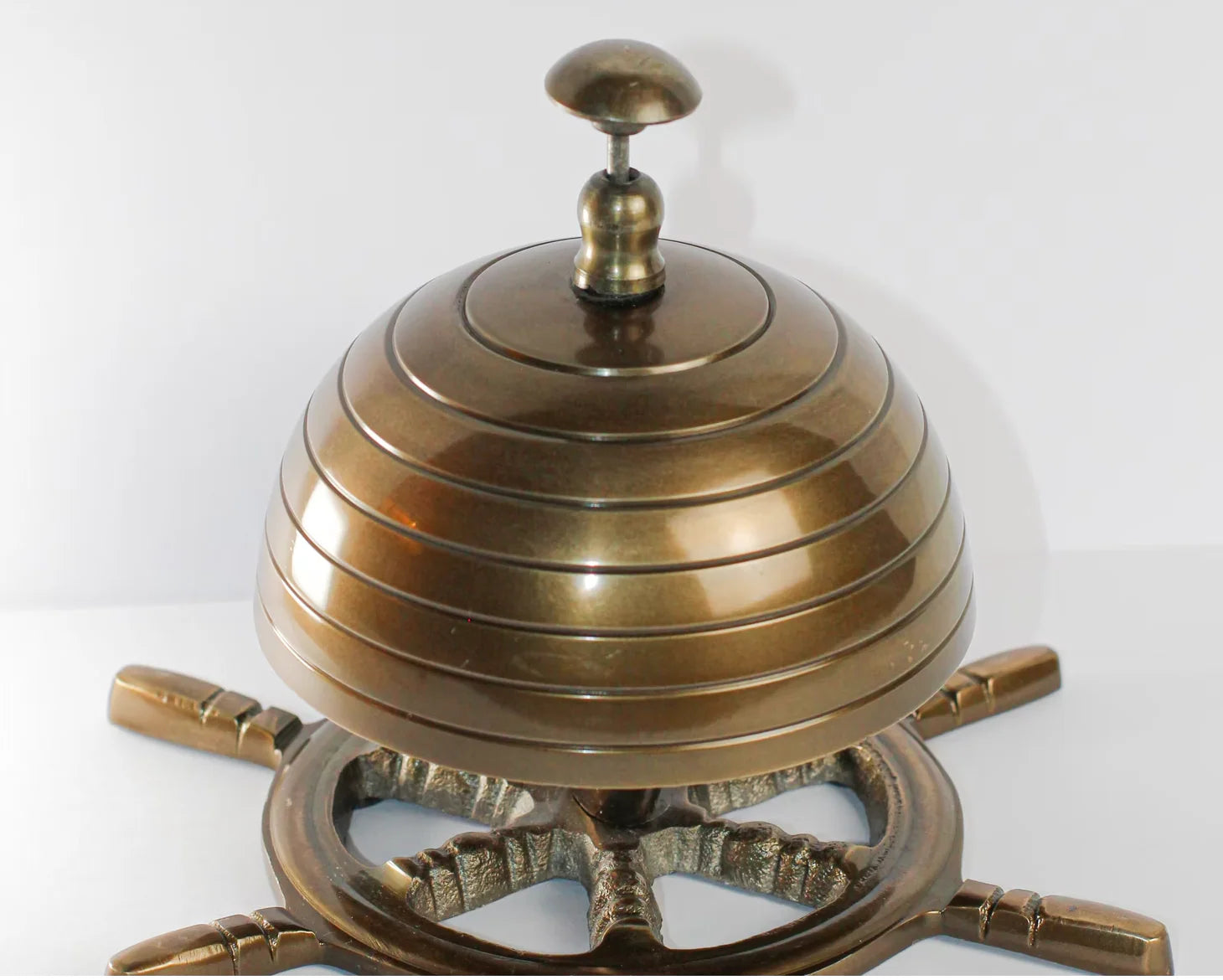 bronze bell perfect gift for sailors, hotel and offices 