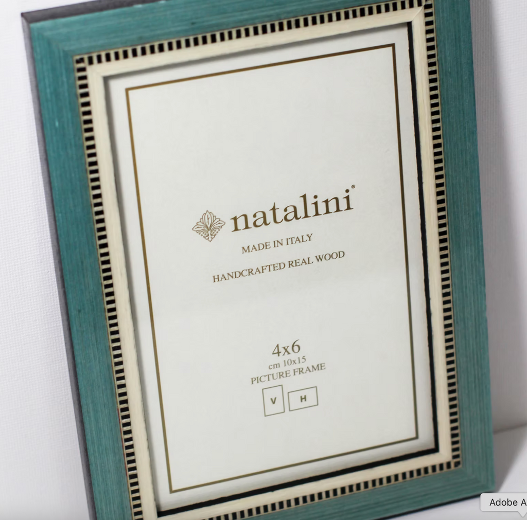 Natalini Ahşap Fotoğraf Çerçevesi – El Yapımı İtalyan Zarafeti